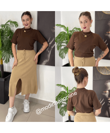 T-Shirt Luiza Marrom